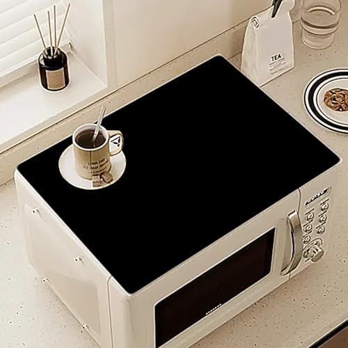 Apriciti Rubber Mat for Microwave Top Cover, Nonstick Heat Resistant Microwave Cover, 18x14 Non Slip Microwave Kitchen Counter Protector Mat, Air Fryer Mat for Counter Heat Resistant