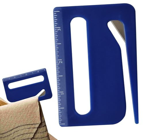 Taglierina per carta regalo, strumento di apertura per buste, taglierina per corrispondenza con nodi, pratica scrittura di lettere, lente d'ingrandimento e righello integrati, design ergonomico e
