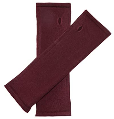 Enter the Complex® Armstulpen, Pulswärmer mit Daumenloch, Merino Wolle, Damen und Herren, Bordeaux