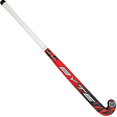 BYTE HX500 COMPOSITE OUTDOOR HOCKEY STICK RED (35'' LIGHT)