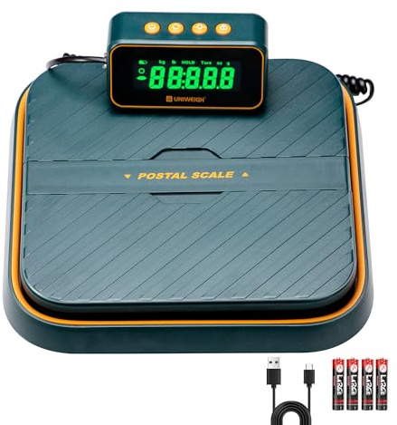 UNIWEIGH Digital Postal Scales 86lb/0.1oz Shipping Parcel Scale