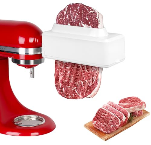 LETOMS Fleischzerkleinerer-Aufsatz für alle KitchenAid Standmixer - Aktualisiertes Edelstahl-Zahnfleischzerkleinerungsgerät, Fleischzerkleinerungswerkzeug Robust und langlebig, spülmaschinenfest