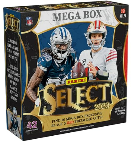2023 Panini Select Football Trading Cards Mega Box
