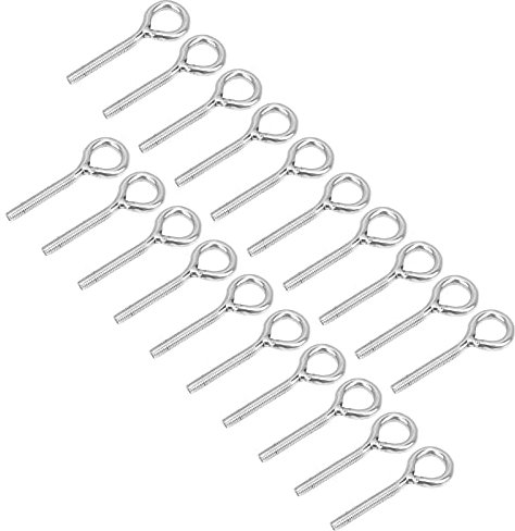 Viti Ad, Acciaio Inossidabile con 20pcs Bulloni per gli Occhi per il Fissaggio e le Sospensioni