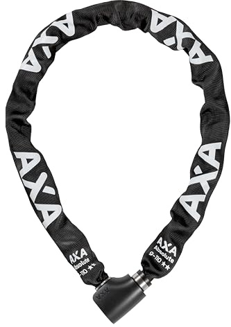 AXA Absolute 9-110 Kettenschloss – Länge 110 cm – Sicherheitsstufe 14 – Stahlglieder 9 mm – Hohe Sicherheit