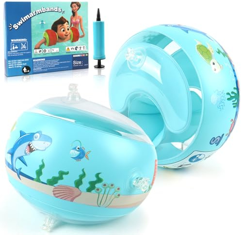 Brassard de Natation Enfant de 3 à 6 Ans, Brassards Sécurisés pour Enfants, Brassard Piscine pour Bébés de Plus de 1 an et de 6 à 25 kg