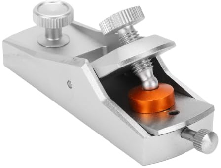 Naroote Pialla per Legno, Pialla a Blocco in Lega di Alluminio ad Angolo Basso con Angolo di Lavoro di 33°, Larghezza Lama di 28 mm, Design Ergonomico, per Sbavatura e Smussatura