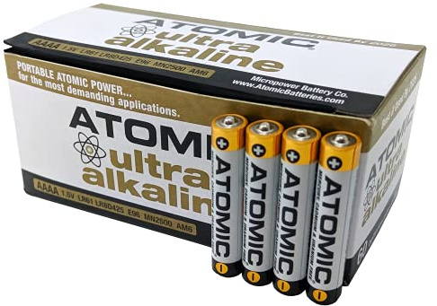 ATOMIC AAAA 1.5V Ultra Alkaline Batteries LR8D425 AM6 LR61 E96 MN2500 (60 Batteries Total)