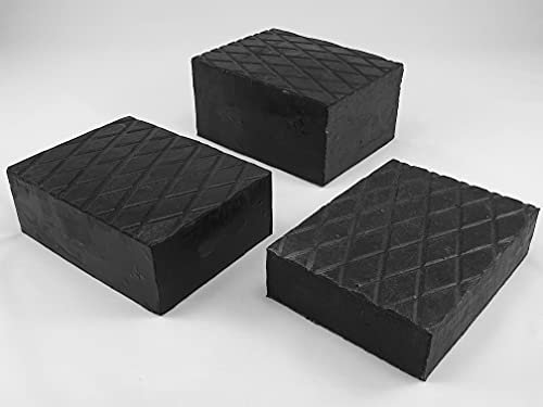 1 bloque de goma 160 x 120 x 80 mm para, por ejemplo, gato elevador