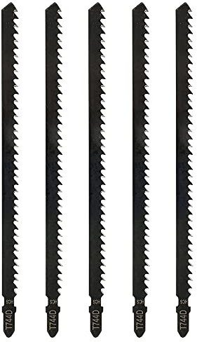 Set di 10 lame per seghetto alternativo, T301CD, albero a T, 116 mm, lame per seghetto alternativo lunghe e veloci per legno e metallo