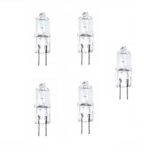 UGEFKMQ Lampadina Alogena G4 Confezione Da 5 Lampadine Alogene G4 6V. Adatte Per Lampada Per Microscopio A Proiezione,40 W