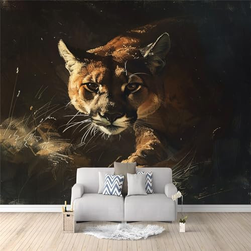 Fototapete 400 x 280 cm Moderne Wandtapete für Schlafzimmer und Wohnzimmer - Vlies Tapeten mit UV-Beständigkeit und Geruchsfreiheit - Wandbild mit Wilde Tiere für Kinderzimmer Jungen und Mädchen