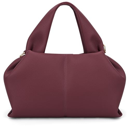 ACUYE Bolso tote de cuero sintético para mujer, bolso cruzado y de hombro estilo Y2K con correa ajustable, bolso hobo de otoño, 32cm