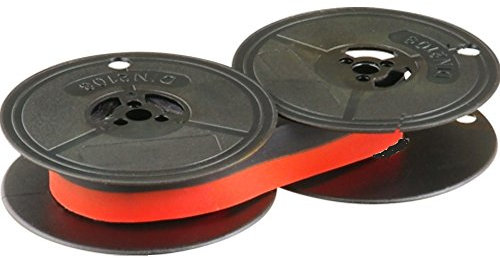 Originalfärgband för DIN 2103–53 mm diameter – svart/röd – högkvalitativt färgband för tydliga och exakta utskriftsresultat