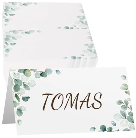 40 Pcs Segnaposto Matrimonio, Segnaposto Compleanno, Cartellini Tavolo esserci per Matrimonio per Compleanno Comunione Battesimo Cresima Laurea