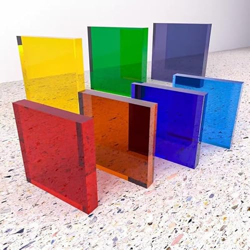 Lastre acriliche 4x4 pollici 3 mm multicolore