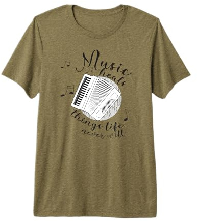 Accordéoniste Accordéon-Musicien Drôles Phrases Accordéon T-Shirt Haut de Gamme