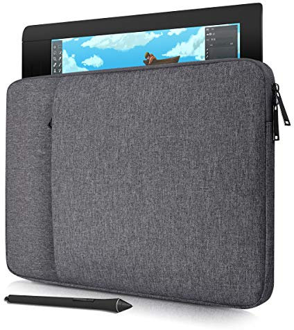 iKammo wasserdichte Tablet-Schutzhülle für Wacom Cintiq Pro 16 / Cintiq 16 / Cintiq 22 / Intuos Pro PTH860, Wacom Tragetasche (Space Grey)