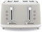 BLACK+DECKER BXTO20080GB 4 Slice Plastic Toaster, Grey