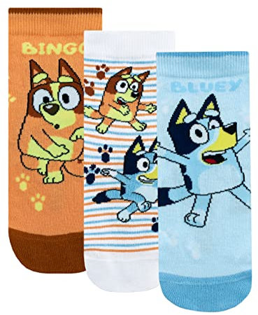 BlueY Socken 3 Pack Unisex Kinder Socken für Jungen oder Mädchen Mehrfarbig 24-26
