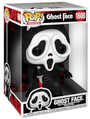 Funko POP! Jumbo: Ghostface - Ghostface - Vinylfigur för samlare - Presentidé - Officiell Merchandise - Leksaker för barn och vuxna - Skräckfans - Modellfigur för samlare och utställning
