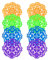 Realand 8 Pack Urinal Screen, Urinal Cakes Toilet Splash Guard Urinal Mats for Men Bathroom, Restaurants, Offices, Hotels, Flower