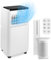 Air Conditioning Unit Portable – Powerful Energy Efficient Air Conditioner – Portable Air Conditioner with Window Venting Kit – Display Touchscreen and Remote Control – 9000 BTU, White – by Nuovva