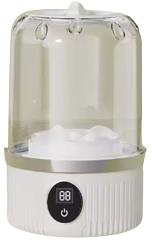 Koolenry Lavadora Inalámbrica Portátil para Ropa Interior, 1 L, Minilavadora de, Cubo Deshidratable para Ropa