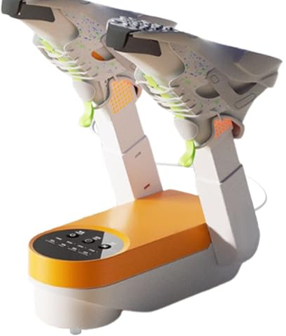 Ahuuen Sèche-Chaussures,Séchoir à Baskets | avec Arrêt Automatique Chauffe-Pieds Pliable Minuterie Réduction des Odeurs pour Sport