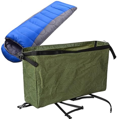 Bolsa para Accesorios Bolsa Impermeable con Correa Ajustable | Equipo Portátil de Senderismo con Bolsa y Mochila para Aire Libre, Escalada, Pesca, Gimnasio, Viajes, Ropa, Botellas,