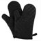 Cisixin 1 Pair Negro Guantes Hornear de Horno Resistente al Calor Agarradores No Deslizantes Resistentes al Calor Cocinar