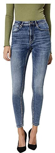 VERO MODA Damen VMSOPHIA HR Skinny J GU3112 GA NOOS Jeans, Medium Blue Denim, XL/34