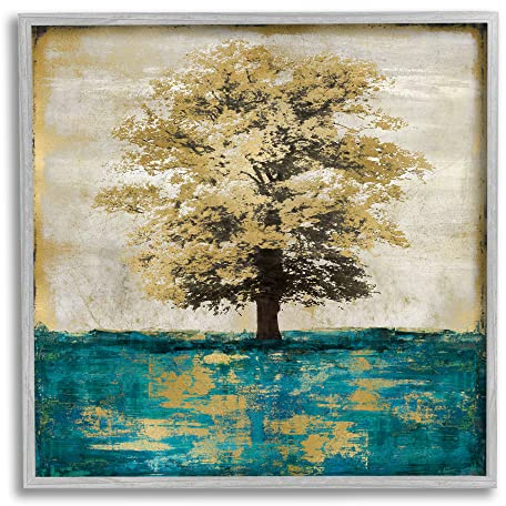 Stupell Industries Contemporary Tree Leaf Reflection Framed Wall Art, Design by Eric Turner