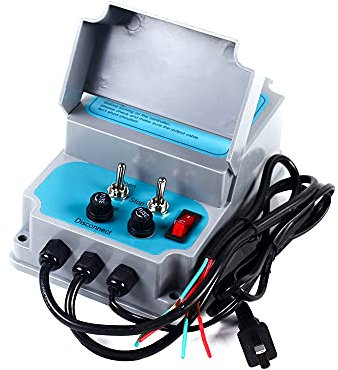 Motores enrollables para Invernadero de 130 W, Motor eléctrico Enrollable para cobertizo de Marco de Invernadero, Rollo de Motor de ventilación de Invernadero con Controlador, CE/FCC/CCC/PSE (contro