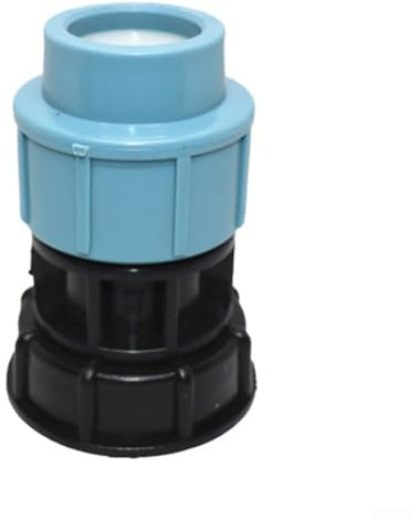 IBC - Conectores de rosca de tanque, accesorios de tubería de agua de 20/25/32 mm, adaptador de tanque IBC de salida recta (salida recta de 32 mm)