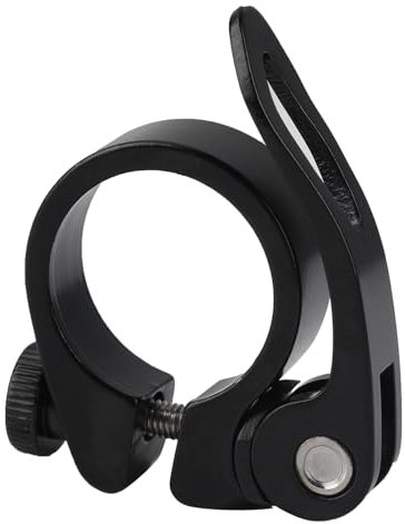 SRLWMYI Fahrrad Sattelklemme mit Schnellspanner Aluminium Legierung Sattelklemme- Fahrradsattel Halterung Fahrradsattel Befestigung Schnellspanner Fahrrad Sattelklemme 31.8