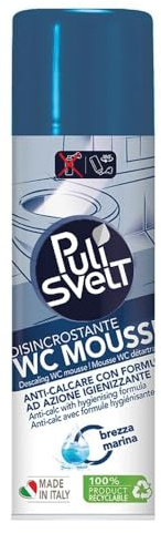 Paluplus 1 Disincrostante WC Mousse Spray 1385, Capacità 500ml, Anti Calcare con formula ad Azione Igienizzante, Pulizia Profonda, Elimina Incrostazioni