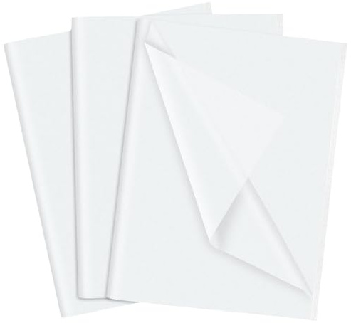 100 hojas de papel de seda blanco, 50 x 70 cm, material de embalaje, envoltorios regalos, papel de seda para envolver regalos de boda