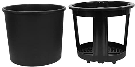 BESPORTBLE Seau De Plantation pour Pomme De Terre Et Gingembre Seau Respirant Multifonction pour Culture De Patate Douce Arachide Et Légumes Potage Facile pour Jardin Et Maison Hauteur Noir