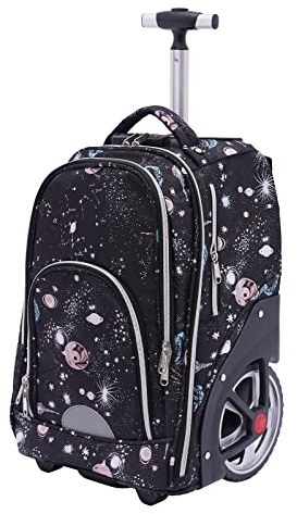 gegeweeret Trolley Backpack, Ideal Hand Luggage Backpack With Wheels,15 Inches Laptops Bag,33 * 25 * 49Cm,For A Variety Of Short Trips, Business Trips, School Or Shopping