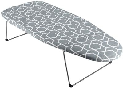 7H SEVEN HOUSE Asse da stiro da tavolo Flip Grigio 74 x 30 cm 7house