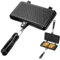Ciieeo Sandwichera Utensilios De Cocina Mini Sandwichera Parrilla Sandwichera Pan Panqueque De Doble Cara Plancha De Inducción Sartén Parrillas Portátiles Parrilla Cuadrada Plato Para