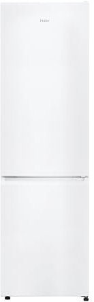 Haier - Réfrigérateur Combiné - 2 Portes - Classe Énergétique D - Technologie Total No Frost Multi Flow - Blanc - 289L (Réfrigérateur) + 120L (Congélateur) - 205 x 67 x 60 cm - Modèle HDW1620DNPW