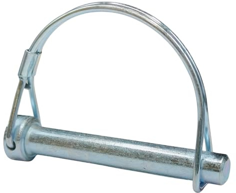IBRIQO® Pasadores Centro Eje Para Maquinaria Agrícola y Remolques | Acero Elástico Galvanizado — Fijación De Tubos Y Varillas En Aperos — M6 · M8 · M10 | Herrajes y Bricolaje (M10 x 60 MM, 10, Unidad)