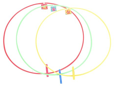 FIXOSHEE 3 Pezzi Cerchi da Immersione Piscina Giocattoli Subacquei per Anelli Colorati per Giochi Estivi e Allenamento Nuoto Sicuri e Facili da Conservare