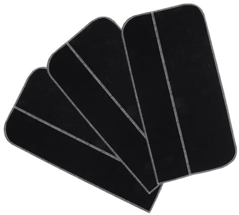 ELAYARD Organizer Protezione Delicata Nero in Feltro Chimico 3 Pezzi per Posate Astuccio e Facile da Riporre per Forchette e Cucchiai per Cucina