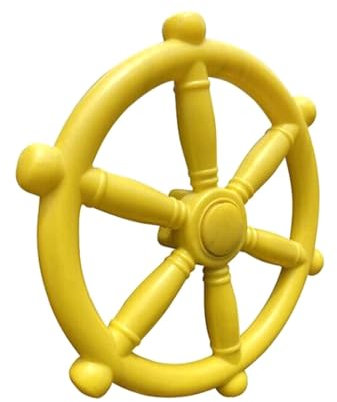 MagiDeal Accessoire d'aire de jeu de roue de bateau pirate, accessoires polyvalents avec vis, volant de gymnastique d'escalade dans pour maison de