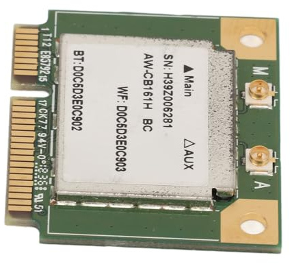 Tarjeta de red Mini Pcie para 433Mbps 10 Adaptador 2.4G 5G para 4.0 para Banda 2.4Ghz 5Ghz para Tarjeta de Red Doble para Tarjetas de Red Adaptador de Banda