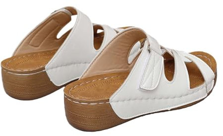 Pantoletten Damen Mit Fussbett : Leder Keilsandalen Peep Toe Plateau Sandaletten Keilabsatz Strandschuhe Slippers Slide Rutschfest Hauschuhe Schlappen Sommerschuhe Sommer Sandalen Pantoffeln Gr.36-43