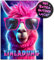 VULAVA 12x Glitzer Lama EINLADUNGSKARTEN Kindergeburtstag Mädchen Junge - die Alpaka Party Karten sind die Lama EINLADUNG für Mädchen Jungen Kinder Geburtstag Einladung Pferde Einhorn